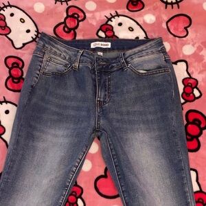 Soho Women's Classic Blue Skinny Jeans